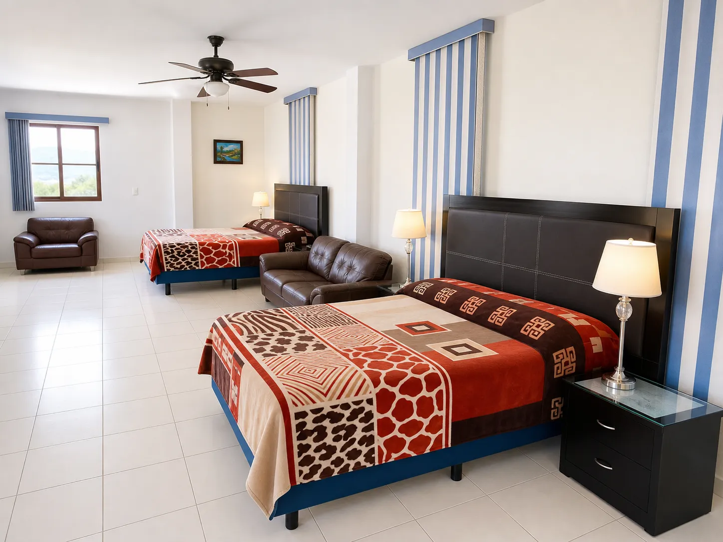 Habitación Doble del Hotel La Parroquia en Tecamachalco
